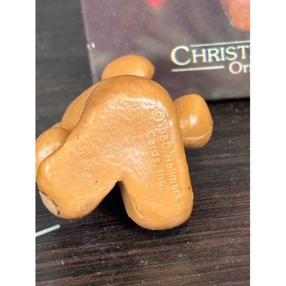 Vintage 1980 Hallmark Tree-Trimmer Collection Christmas Teddy Bear Ornament Box - Picture 2 of 5